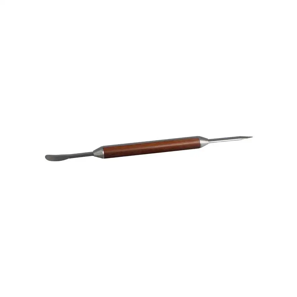 Stainless Steel Coffee Art Needles with Box with Wood Handle Coffee Latte Art Pen Double Ended Design Rustproof