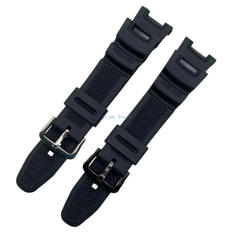 

583D Fit for C Asio SGW-100 Series Watch Adjustable Band Strap Soft Silica Wristband Bracelet Wear-resistance Breathable Loop