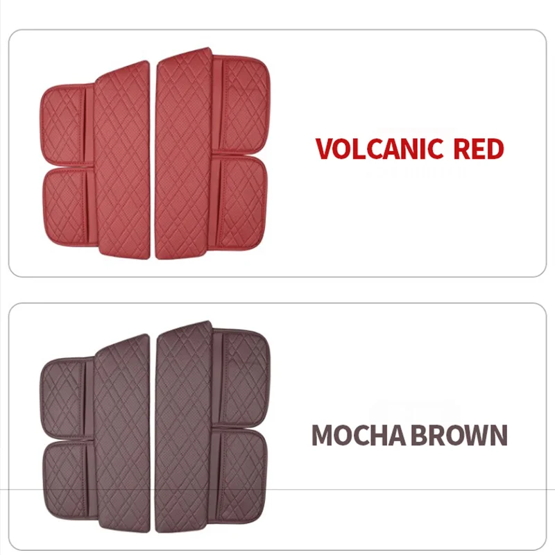 

Автомобильный центральный подлокотник с сумкой для хранения для BMW G30 G38 G32 6GT 2018-2023, подлокотник центральной консоли, красная кожаная накладка