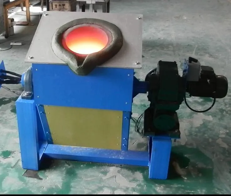 Steel Stainless steel melting furnace Induction heating Melting dumping furnace Melting Oven