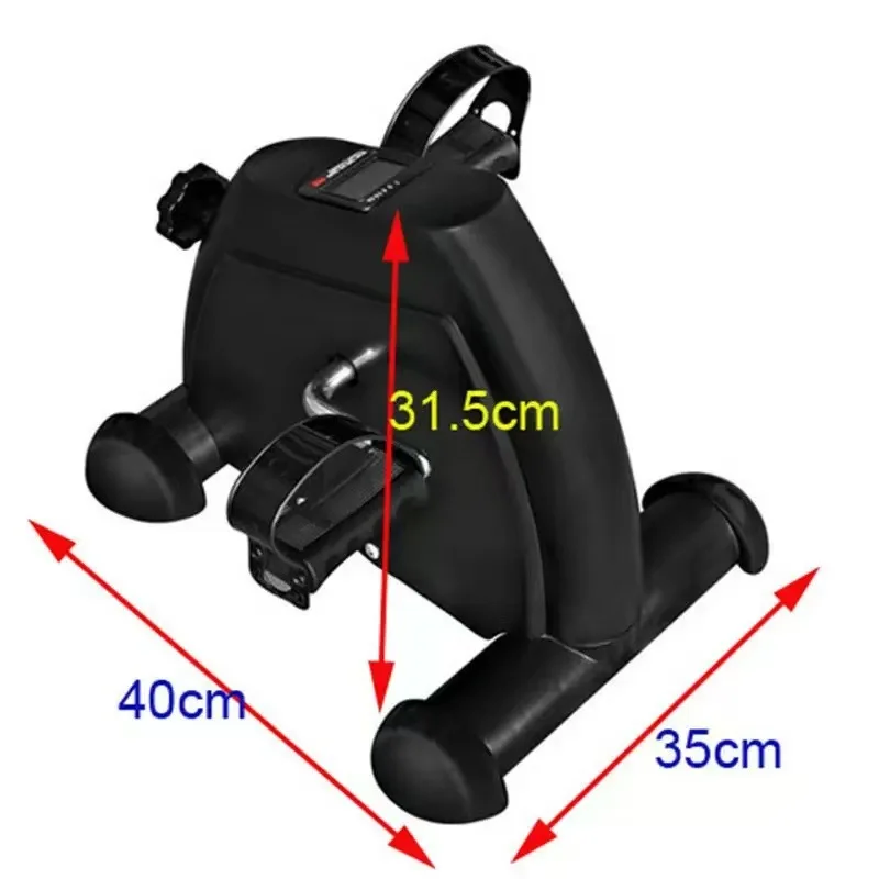 

Black Flywheel Pedal Exerciser Indoor Fitness Equipment for Middle-Aged Elderly Stroke Hemiplegia Lower Limb Exercise Bike