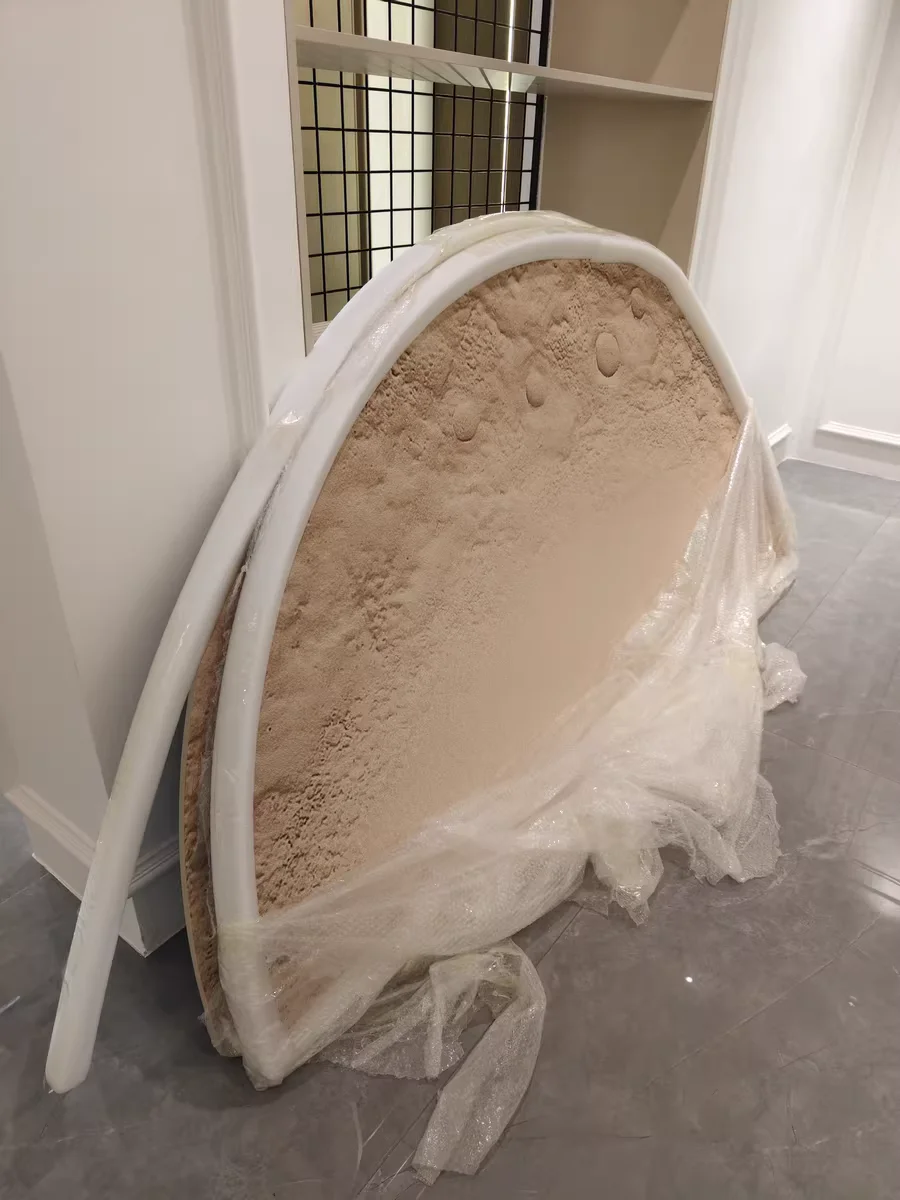 Moon shaped LED ambient light mural light, modern minimalist corridor hanging paintings GN631TB