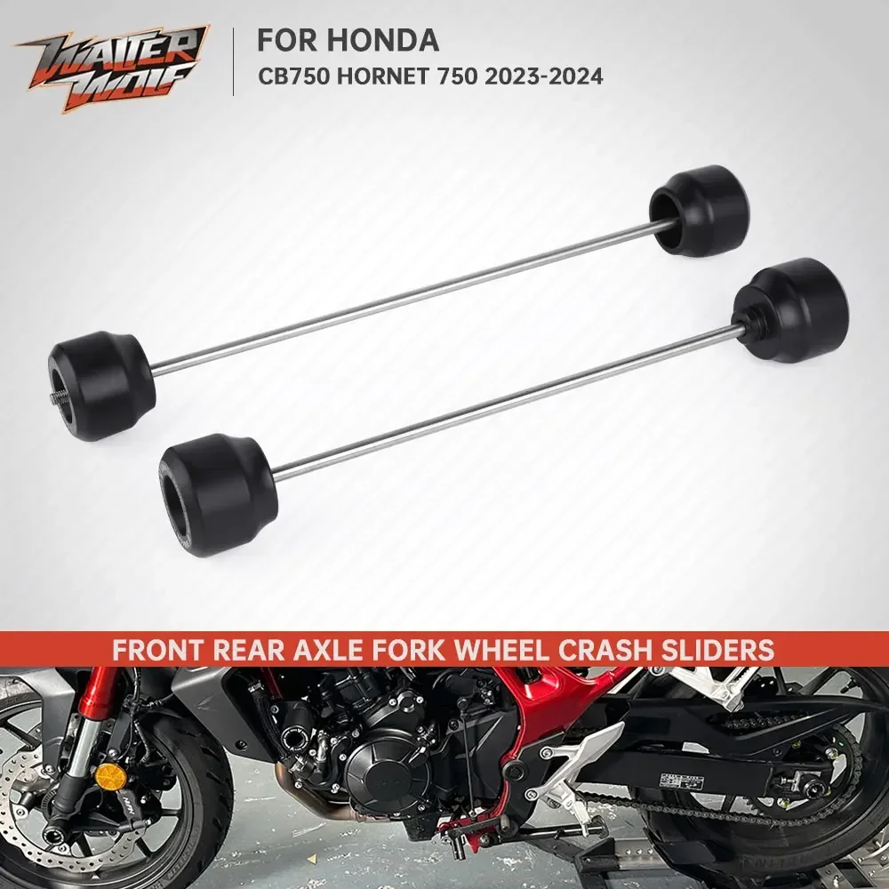 

Motorcycle Rear Front Wheel Sliders For Honda CB750 Hornet 750 2023-2024 Axle Fork Crash Slider Swingarm Spindle Stand Spools