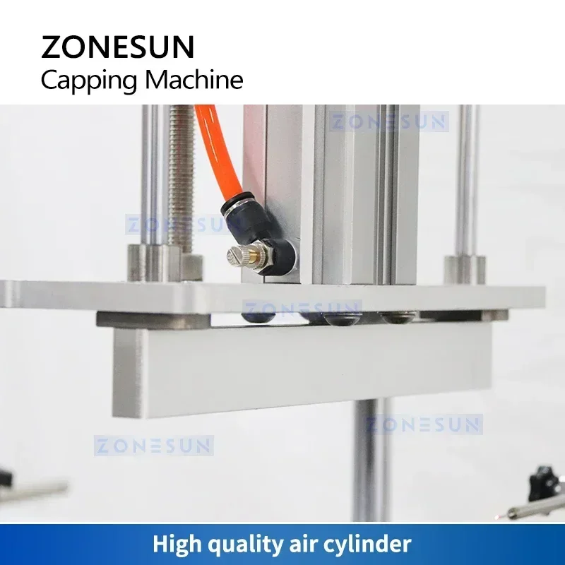 

ZONESUN ZS-YG12 Automatic Cap Pressing Machine Bottle Capper Pocket Perfume Sealer Vial Corking Equipment