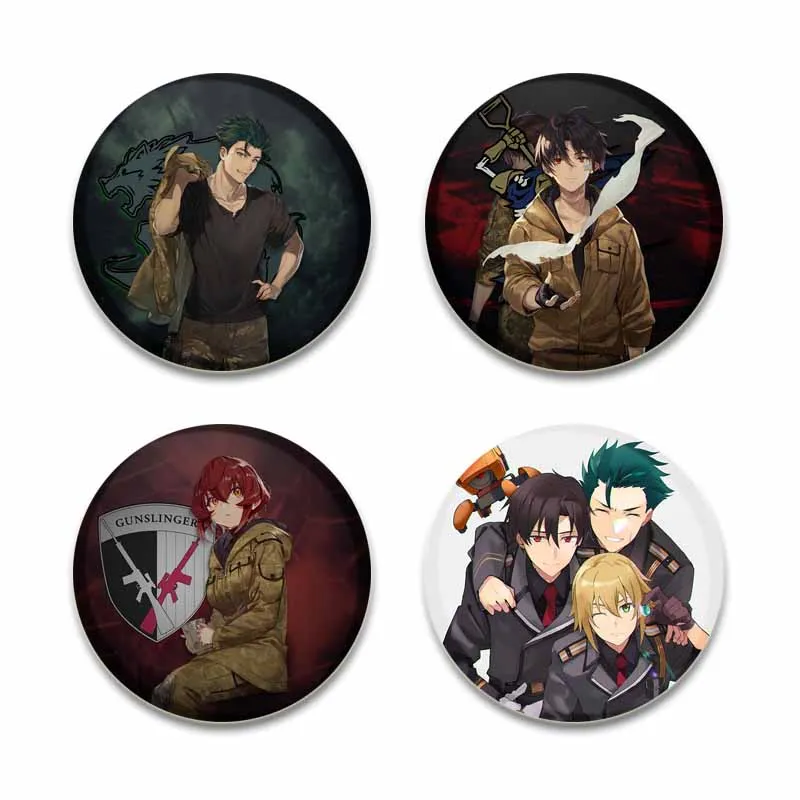 أنيمي 86 ثمانية وثمانون المينا دبابيس مخصصة الكرتون Shinei Nouzen Vladilena Anju إيما بروش شارة التلبيب لحقيبة الملابس والمجوهرات هدية