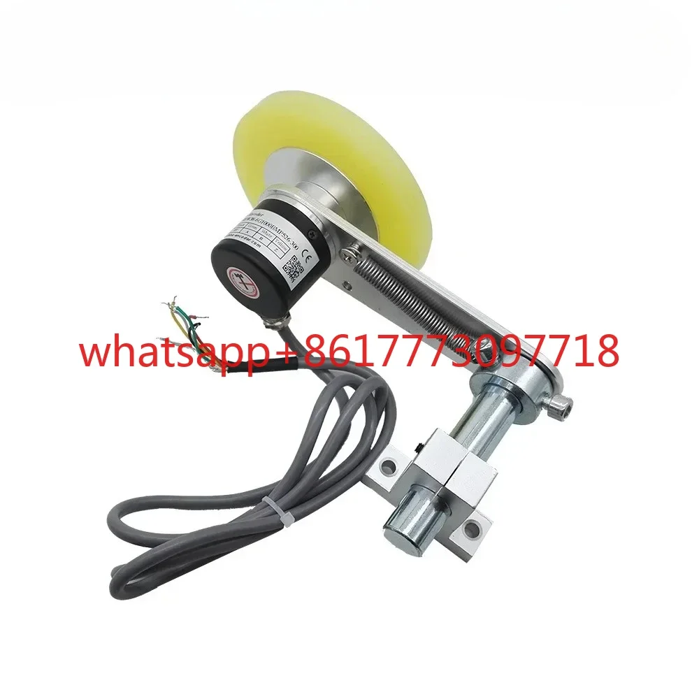 Outer size 38mm 1024ppr Wear-resistant silicone wheels rotary encoder for measuring