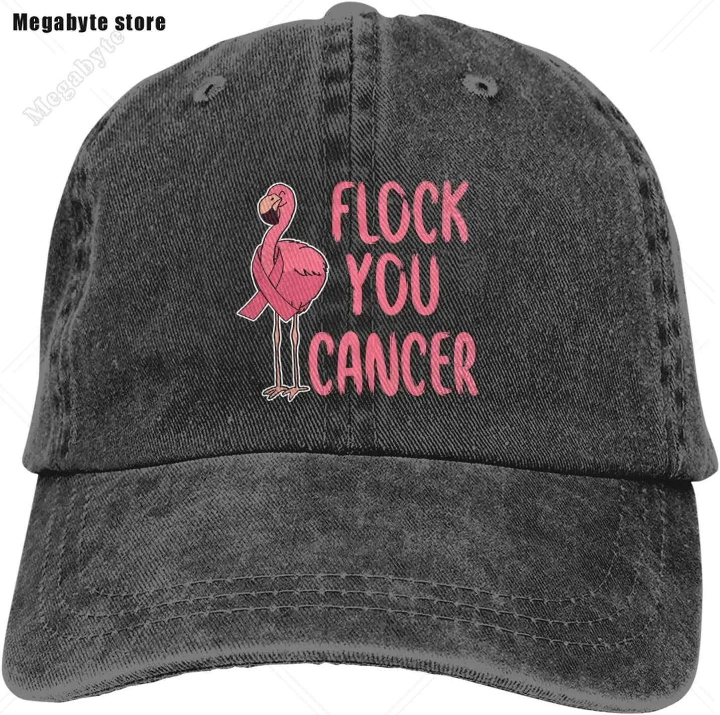 

Calm The Flock Down Pink Flamingo Baseball Cap Golf Dad Hat Adjustable Original Classic Low Profile Hat Men Women