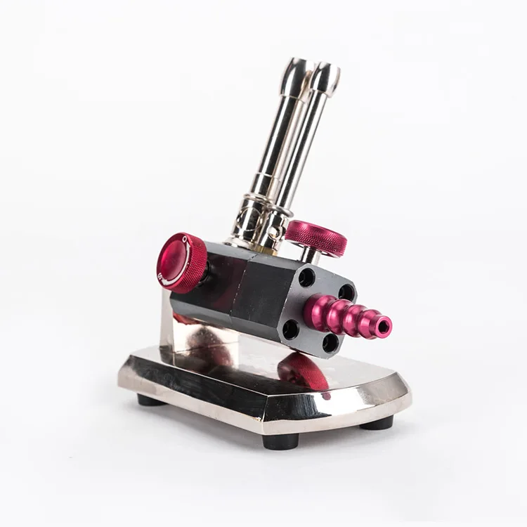 

Dental Lab Micro Bunsen Burner Rotatable Gas Propane Light Tool Double Tube