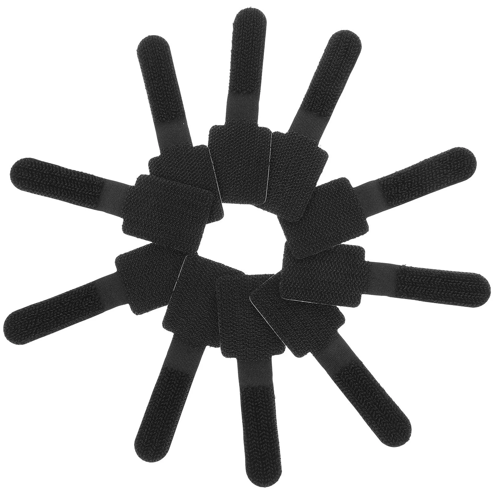 40Pcs Strong Adhesive Hook Loop Cable Organizer Straps Reusable Wire Ties for Clutter Cable Management Cord Fixing