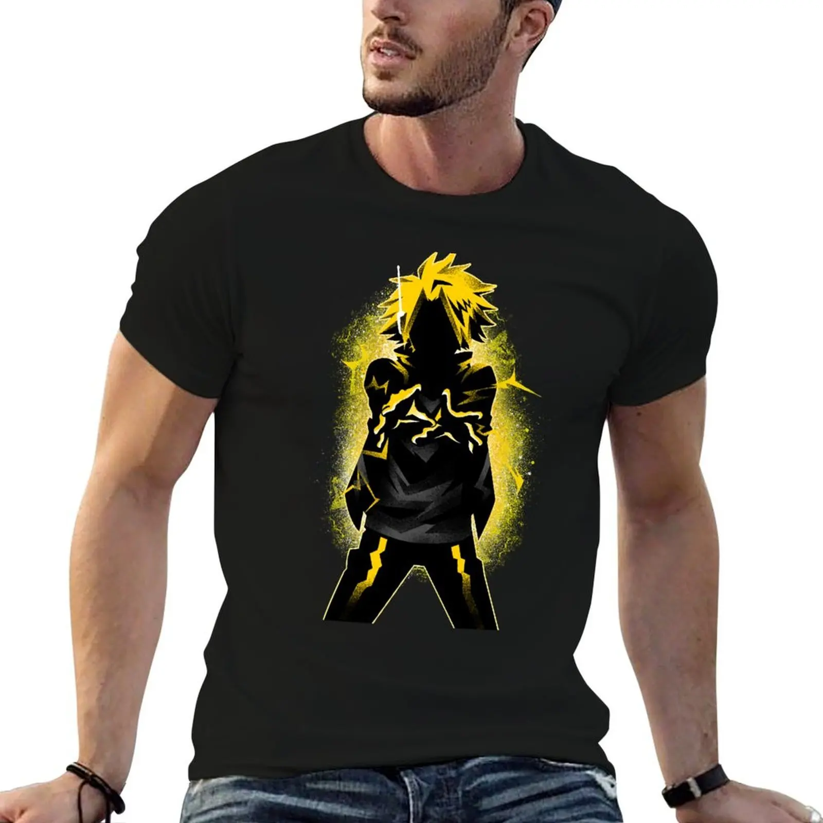 تي شيرت Dark Shadow Denki تي شيرت g man تي شيرت للرجال تي شيرت فاخر للرجال