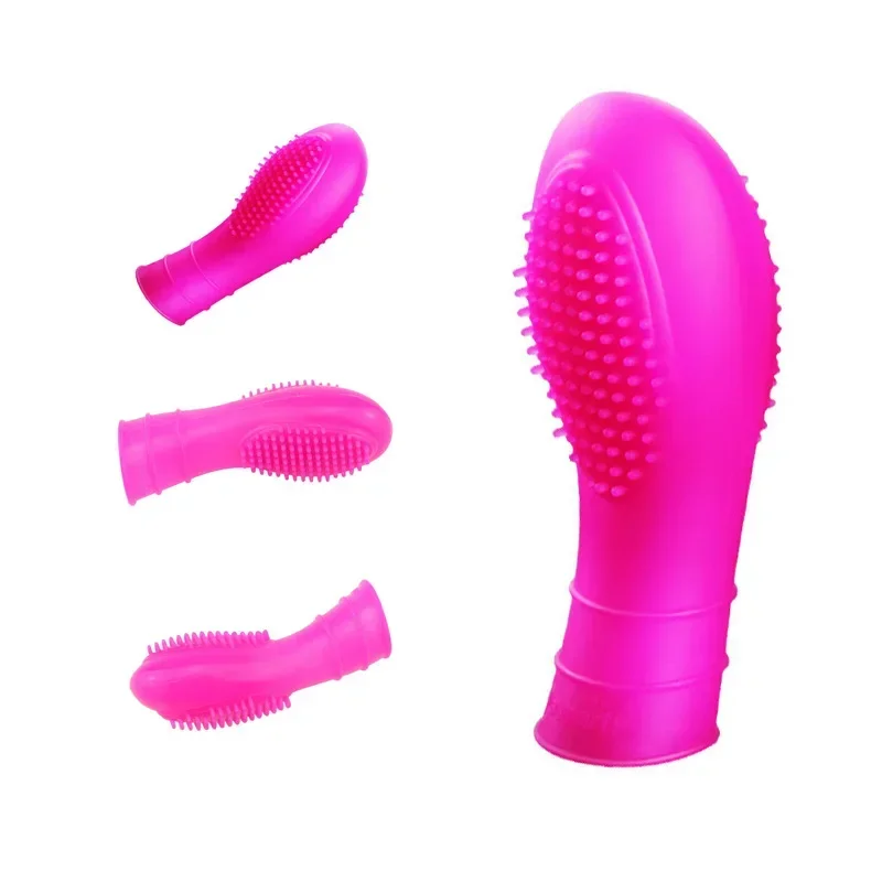 Guante de masaje vibrador, masturbador femenino, manga de dedo, punto G, estimulador de clítoris, orgasmo erótico, juguete Sexy para lesbiana adulta