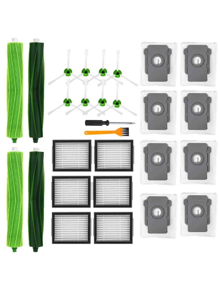 Hoofdrolborstel Stofzak HEPA-filter Onderdeel voor iRobot Roomba i3 i3+ i4 i4+ i6 i6+ i7 i7+ i8 i8+ E5 E6 E7 Stofzuiger Accessoires - afbeelding 2