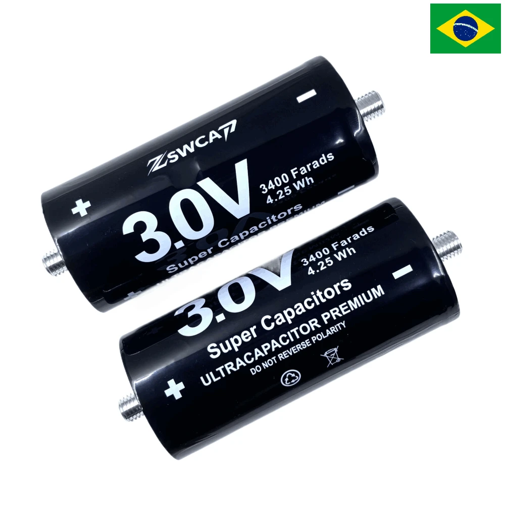 3 فولت 3400F مكثف فائق فاراد مكثف فائق البنك جديد نظام تخزين الطاقة الهجين 2.7 فولت 3000F للمكونات الإلكترونية