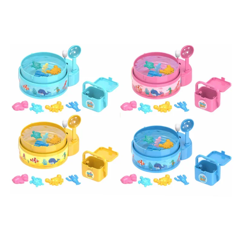 

Mini Fish Catcher Creative Novelty Toys with Figures Sea Creature Fishing Water Catching Game Interactive Toys for Kids