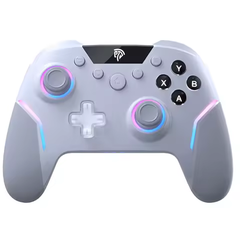 Controle mecânico sem fio EasySMX X20 compatível com PC/Switch/Celular/TV/Steam, gatilhos de comutação de modo duplo