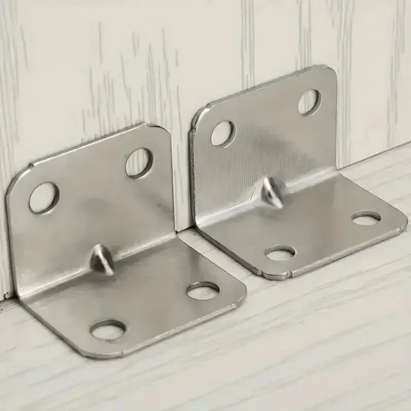 20pcs Angle Iron Board Table, Chair, Cabinet, Wardrobe, Fixed Connector, 90-degree Angle Iron Plate Bracket image 3