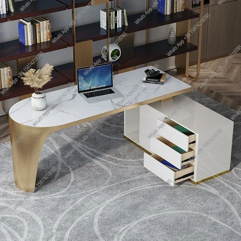 A69 European Executive Office Desks Desk Bedroom Midi Bedside Table Office Desk Accessories Setup Study Tavolino Trendy Furnitur
