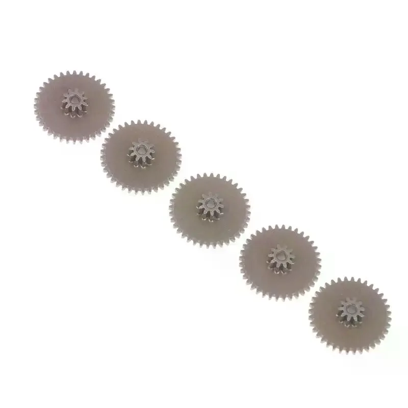 2mm Metal Double Reduction Gear Set 10T36T 5PCS Durable Wear Resistant for STEM Motor Toy Model Car Robot Projects