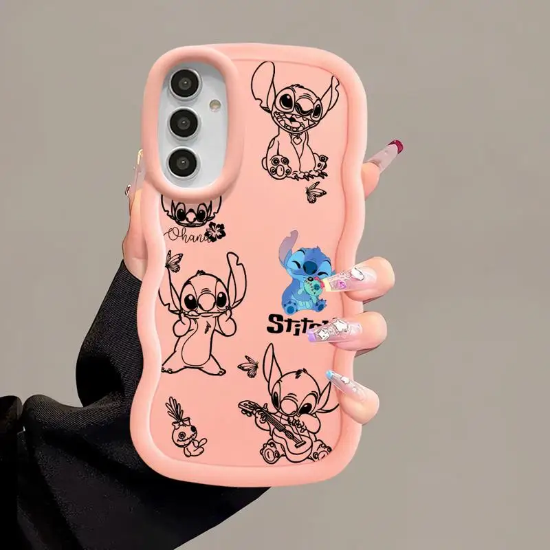 Disney Stitch Phone Case for Samsung Galaxy A20s A30s A50 A50s A02s A03 Core A04e A05s A11 A12 A13 A14 A15 A21s A51 4G 5G