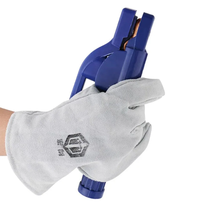 Welding Glove Multifunctional Works Gloves Heat Resistant Mig/Tig Welder/BBQ Protective Thick Wear Resistant Soft Cowhide Gloves view 5