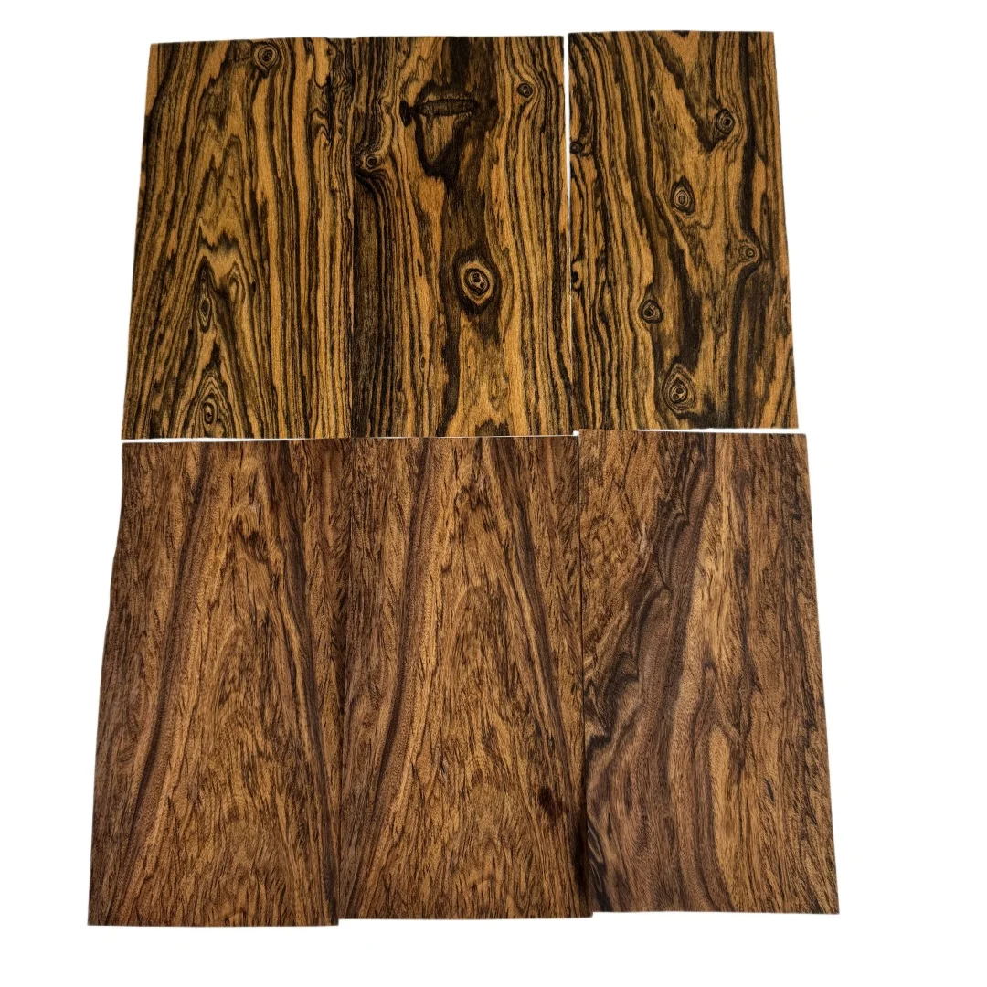 Real Wood Veneer Sheet 0.5mm Mix Wood Pack 20x10cm Natural Wood Veneer Assortment for Guitar Furniture Inlay DIY Craft