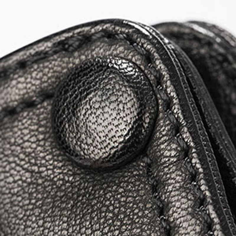 AETOO  Leather purse men's short vertical multifunctional driver's license card bag men's handmade vintage tide brand sheepskin image 4