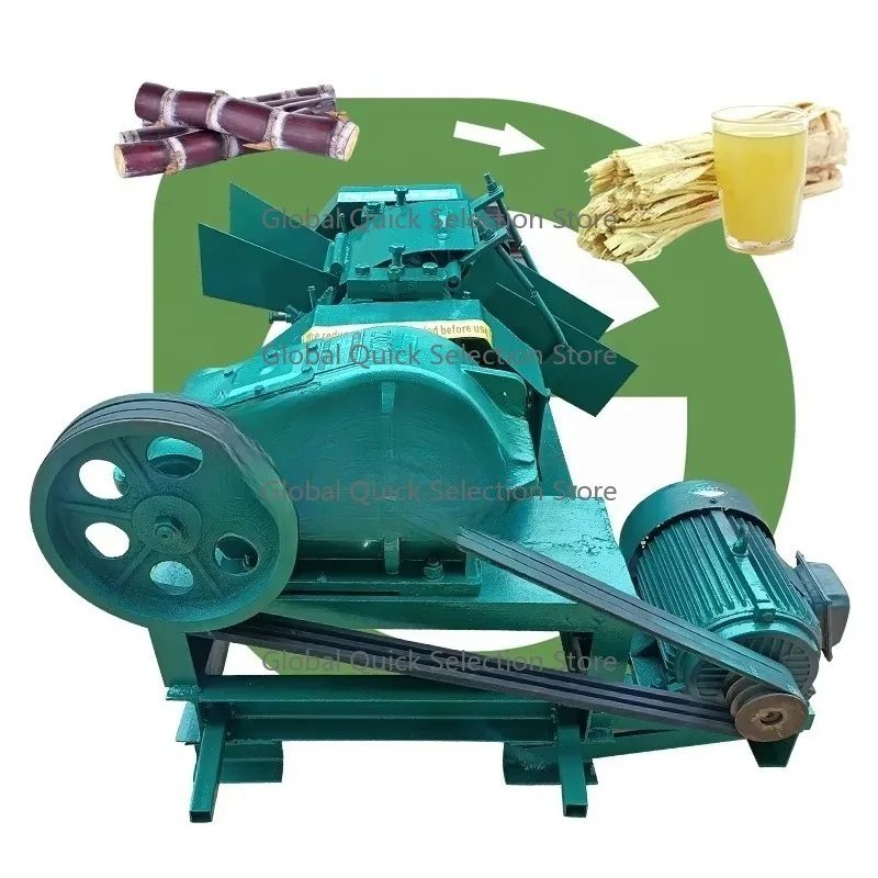

Sugarcane Crusher Heavy Dut-y Big Sugar Suger Cane Juice Extractor Juicer Milling Electrical Die-sel Crush Machine