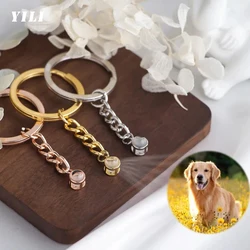 Personalized Photo Projection Keychain Custom Photo Projection Keychain with Picture Inside I Love You Keychains 100Languages