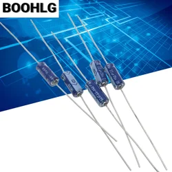 10PCS horizontal axial polarized aluminum electrolytic capacitor 25v 22uf 5X13mm
