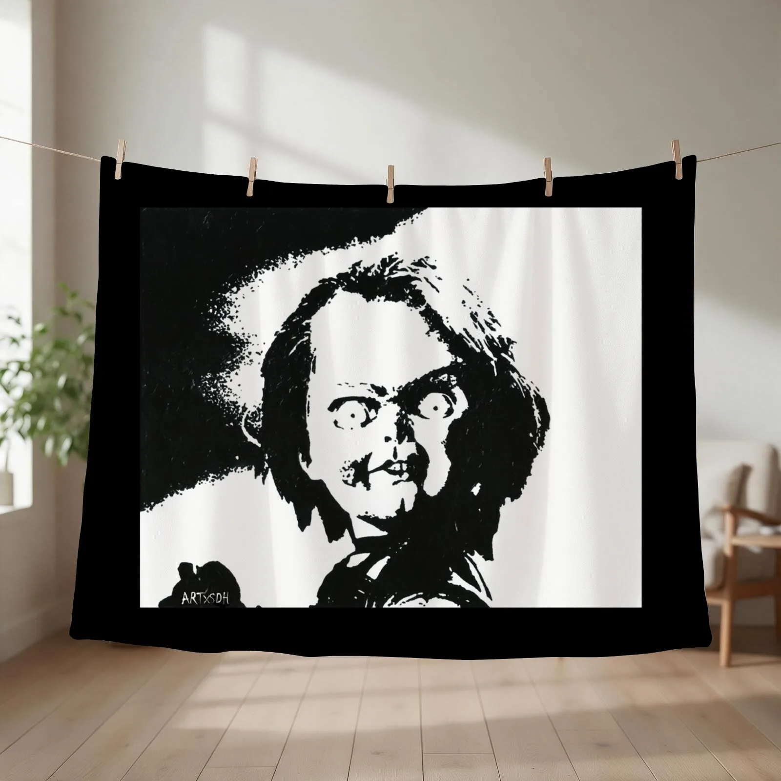 Chucky Throw Blanket couch cozy soft plush fuzzy picnic outdoor blanket
