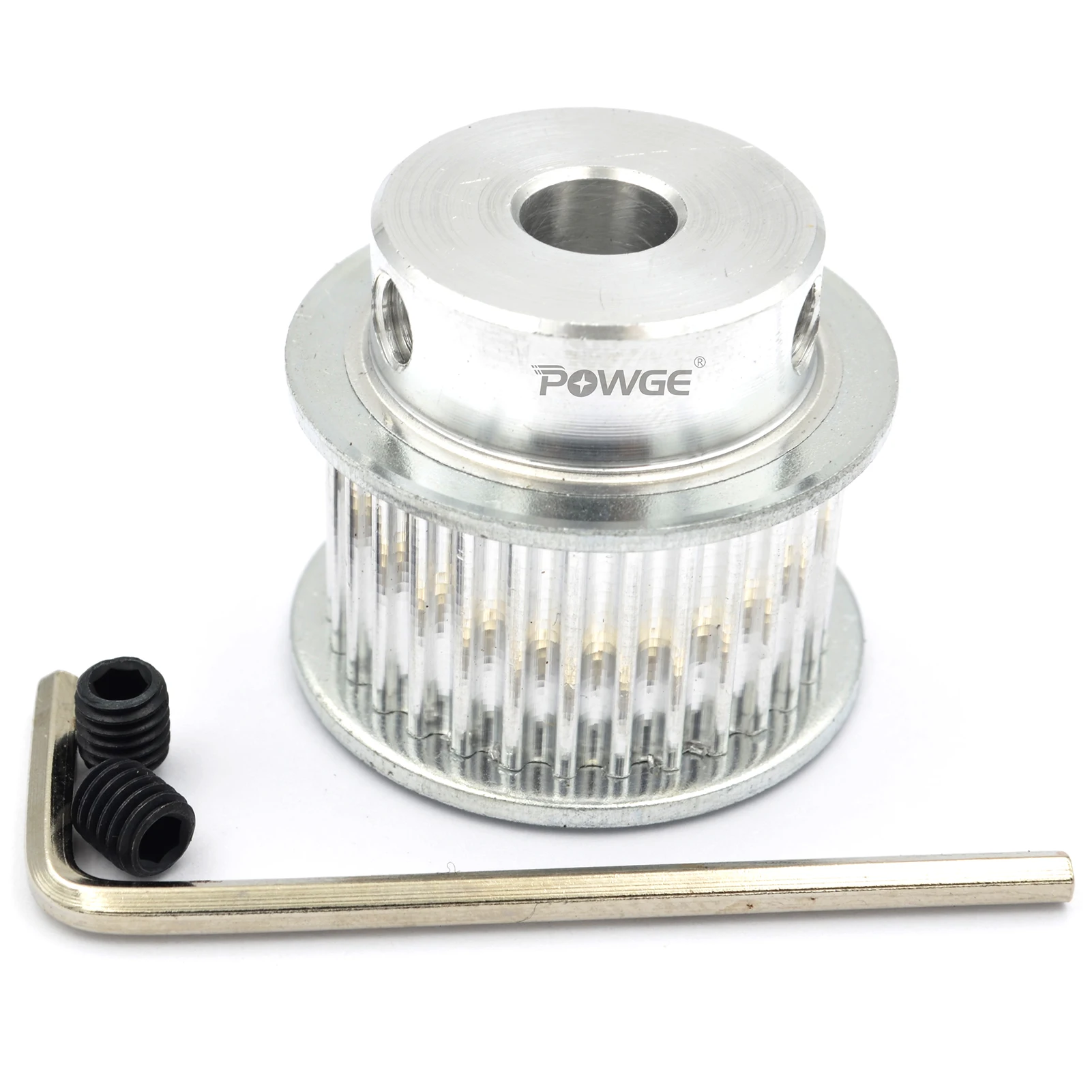 POWGE 20 22 24 teeth HTD 3M Timing Pulley Bore 4/5/6/6.35/7/8/10/12/14/15/16/17mm for HTD3M belt width 6/10/15mm 20T 22T 24T