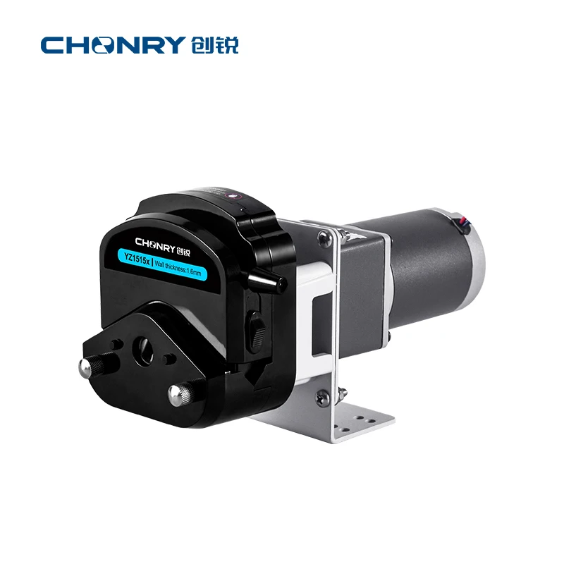 Small Laboratory Chemical Peristaltic Dosing Pump with Customizable DC Motor 12V for Precision Fluid Delivery