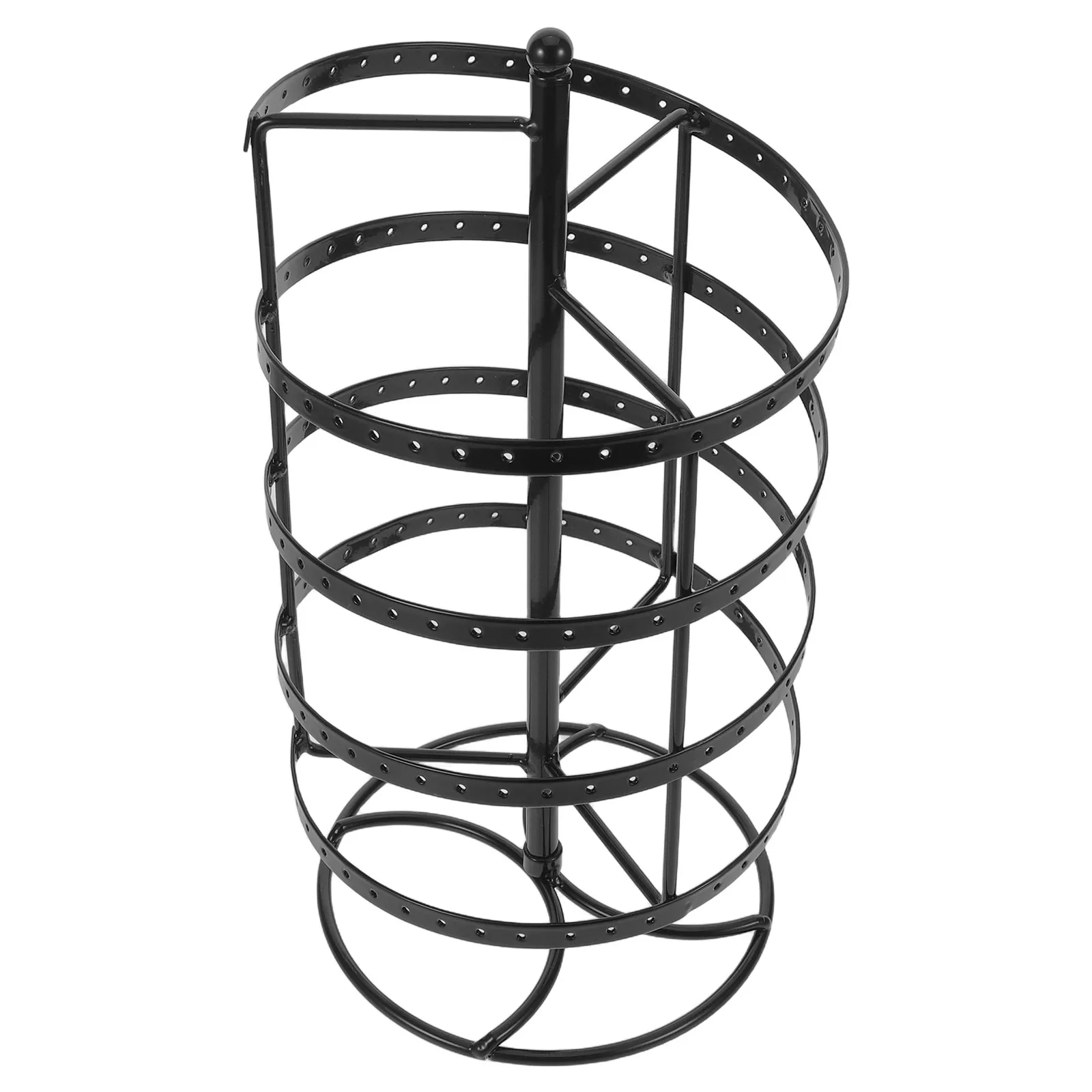 

85Pairs Rotating Earring Stand Metal Display Holder Jewelry Organizer for Selling Storage Professional Showcase Rotating