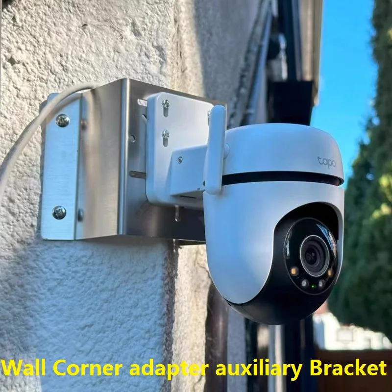 201 SUS 304 Stainless Steel Wall Corner adapter auxiliary Bracket Universal Speed Dome PTZ Cameras Mount Bracket 90° Angle Mount