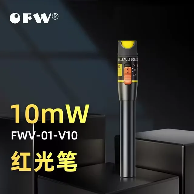 10 mW 30 MW Visual Fault Locator Glasvezelkabel Tester Rood Laserlicht Pen Type FC/SC/ST 10 KM 30 KM VFL FTTH