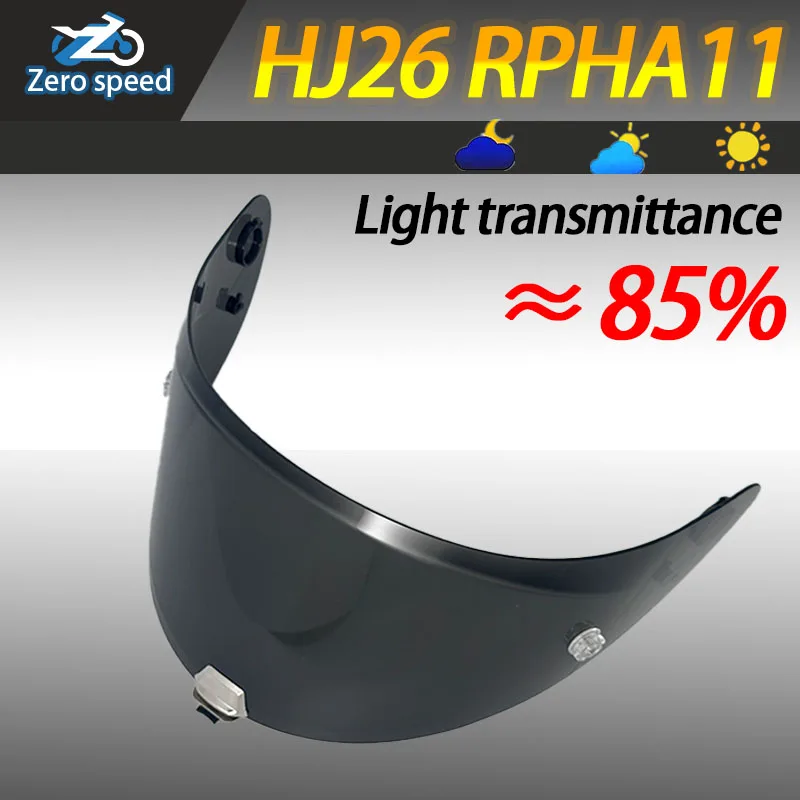

Rpha11 Helmet visor Shield for HJC HJ26 Rpha 70 St Dustproof Windproof Sunscreen shield Electroplated Visor Film Anti Fog