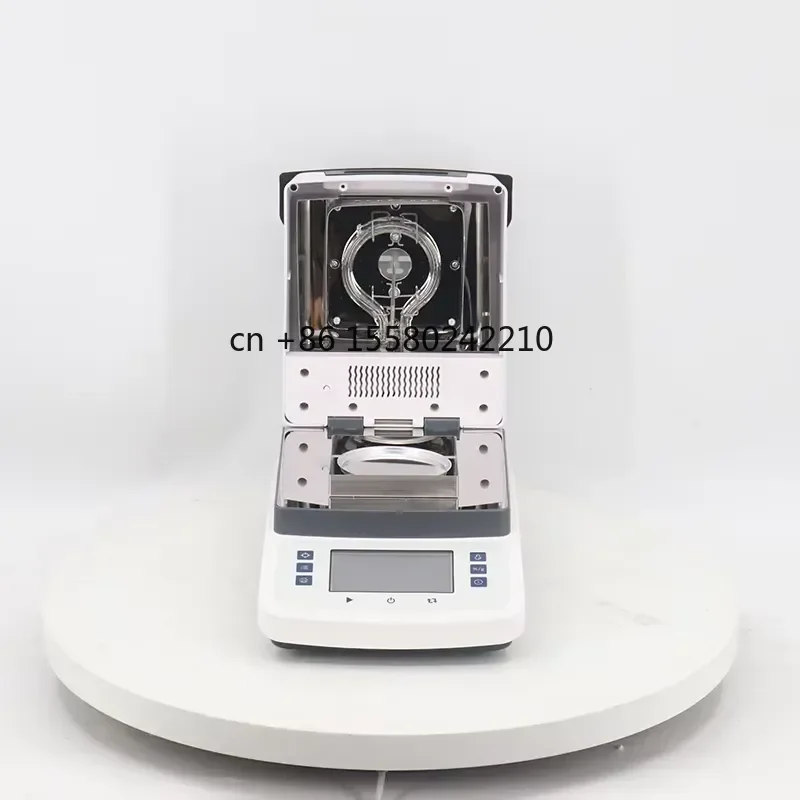 2026 hot Halogen Moisture Meter Analyzer for Grain Food Soil Rice Paddy Corn Cocoa Beans and Coffee Beans Testing Instrument