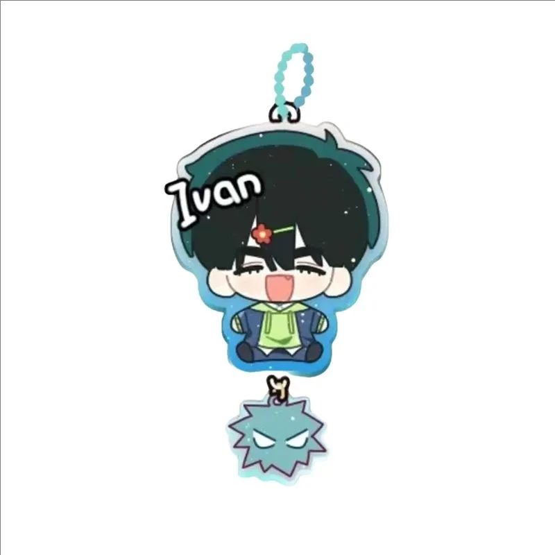 ALIEN STAGE IVAN & TILL Keychain Men Key Chain For Women Comic korean Cartoon Fashion Figure Acrylic Keyring Pendant Gift