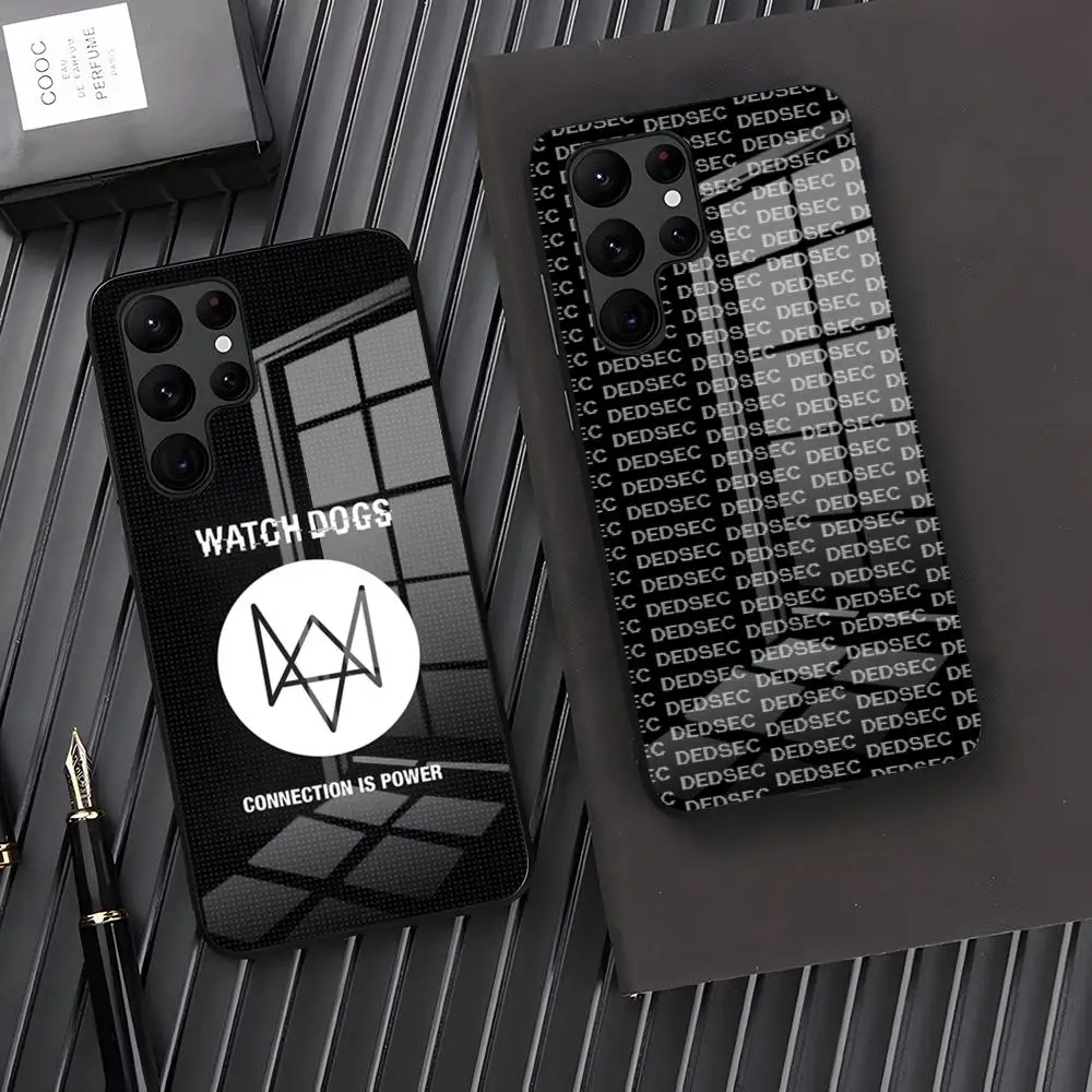Game Watch Dogs 2 Phone Case For Samsung A27 A37 A33 5G A54 A36 A35 A56 A52 A17 Shockproof Glass Cover