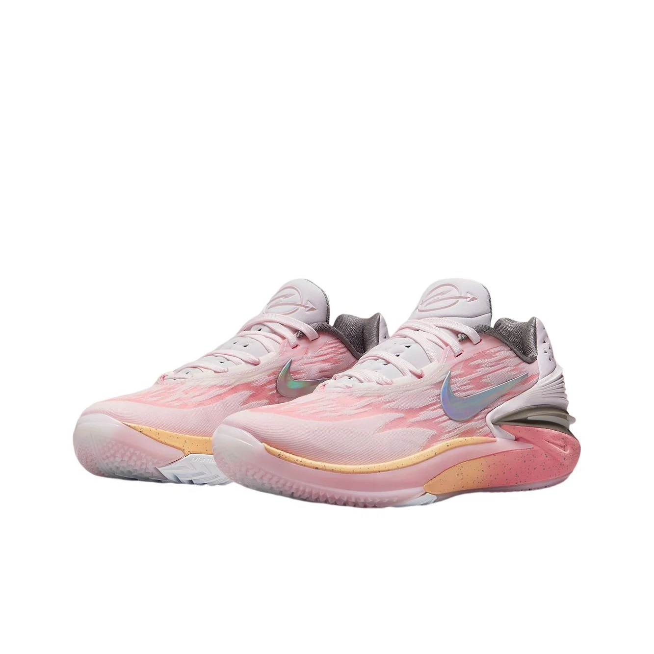 Nike Air Zoom G.T. Cut 2 Fabric Low top Basketball Shoes Unisex Pink International Version DJ6015-602 view 4