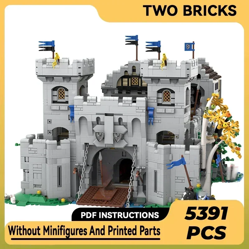 Military Fortress Model Moc Building Bricks Knight's Castle Technology Modular Blocks Gifts Christmas Toys DIY Sets Assembly