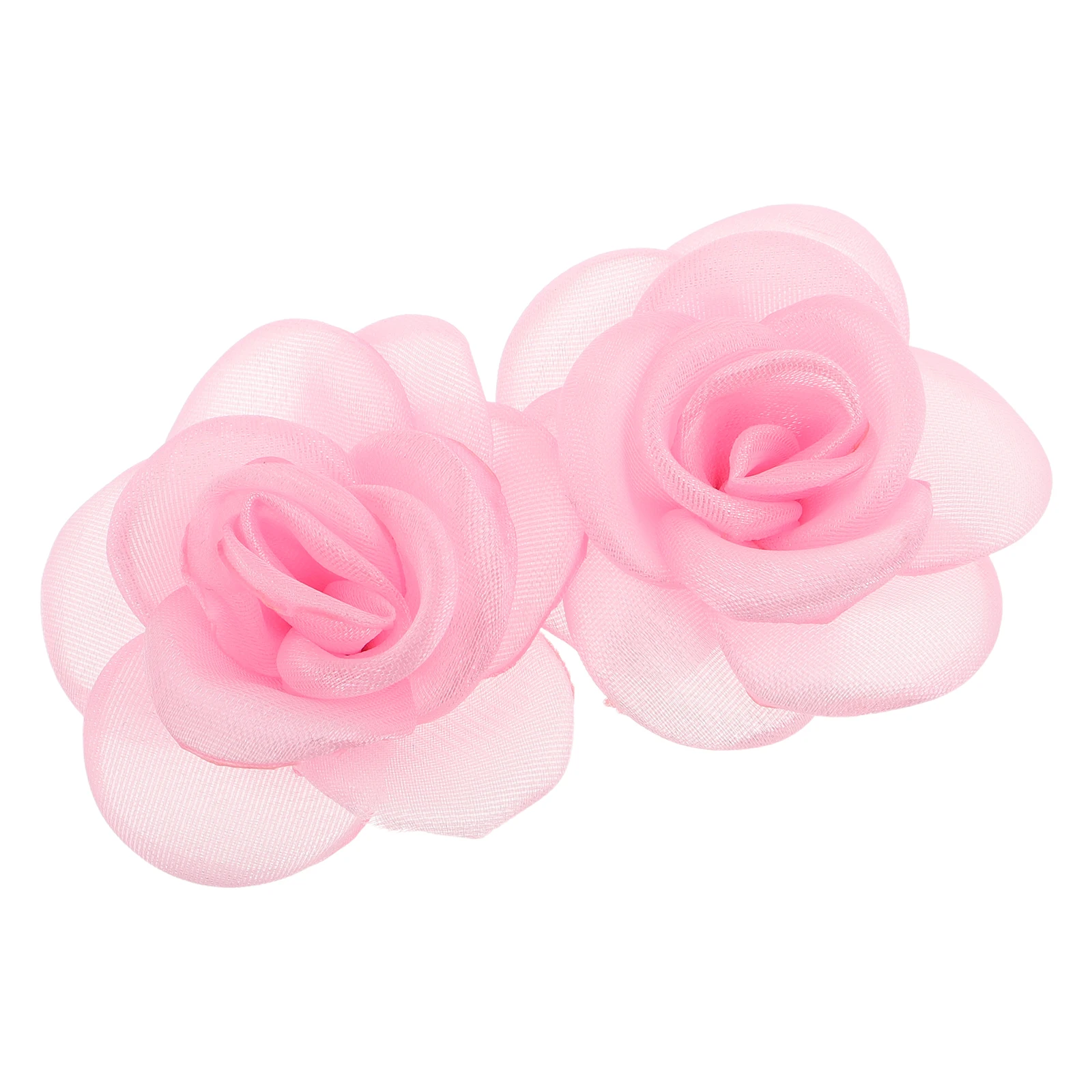 

2 Pcs Pink Alloy Detachable Flower Buckle Clips High Heel Decorative Shoe Accessories Women charms shoe jewelry diy