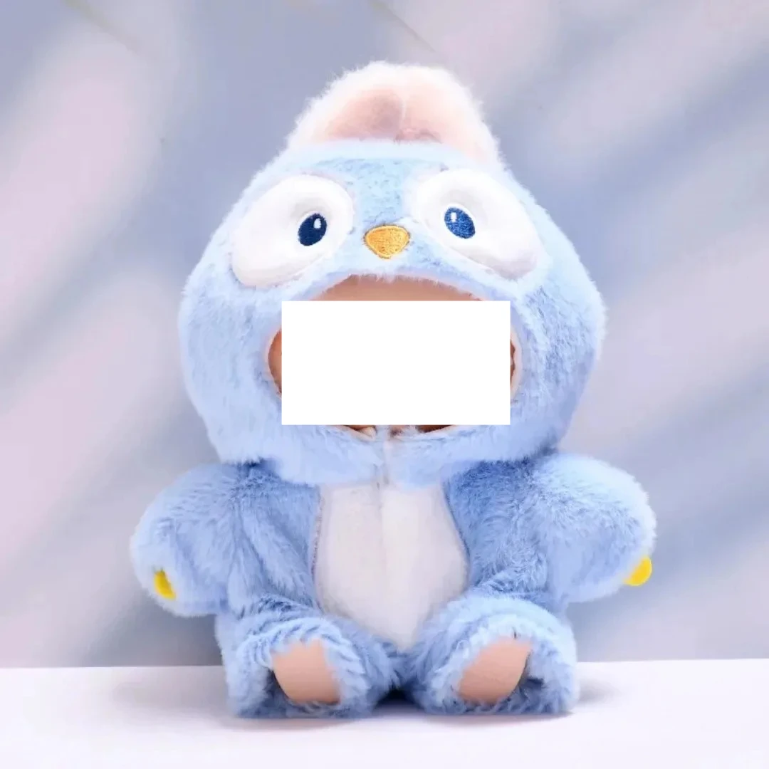 فقط ملابس دمى لـ 15-17 سنتيمتر La bu bu دمية صغيرة قطيفة القرش الدعاوى تأثيري دمى اكسسوارات الجلوس حفلة الاطفال الهدايا (لا دمية)