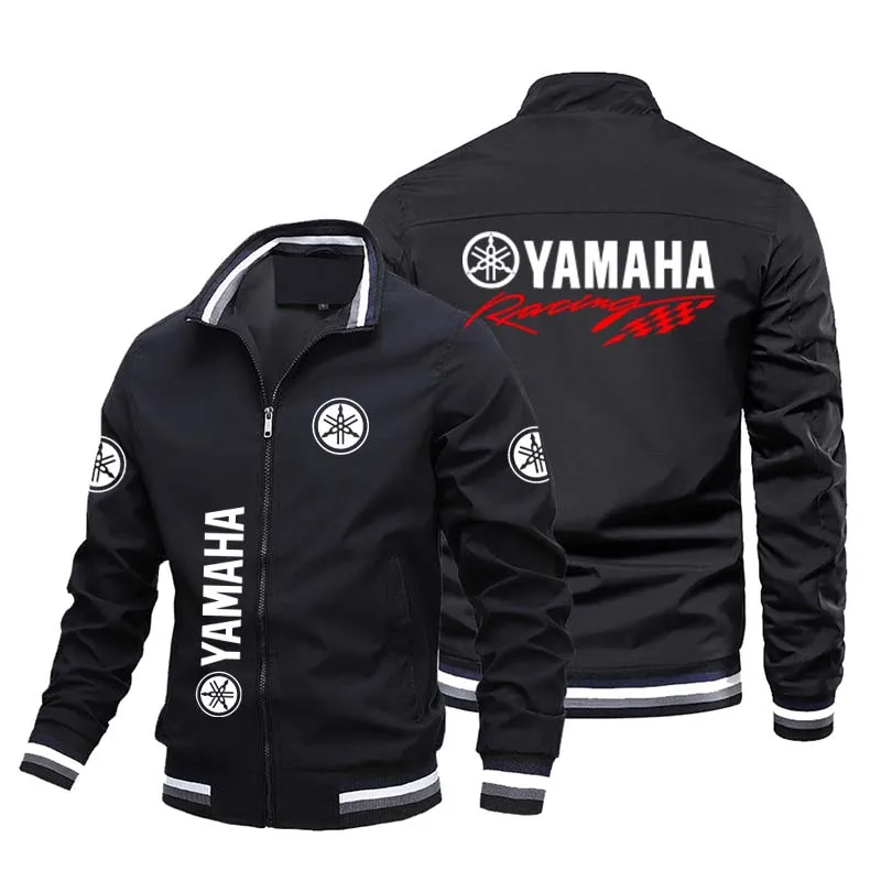 

2026 new vintage style Yamaha motorcycle jacket, racing jacket, windproof jacket, outdoor sports cycling jacket for men's top