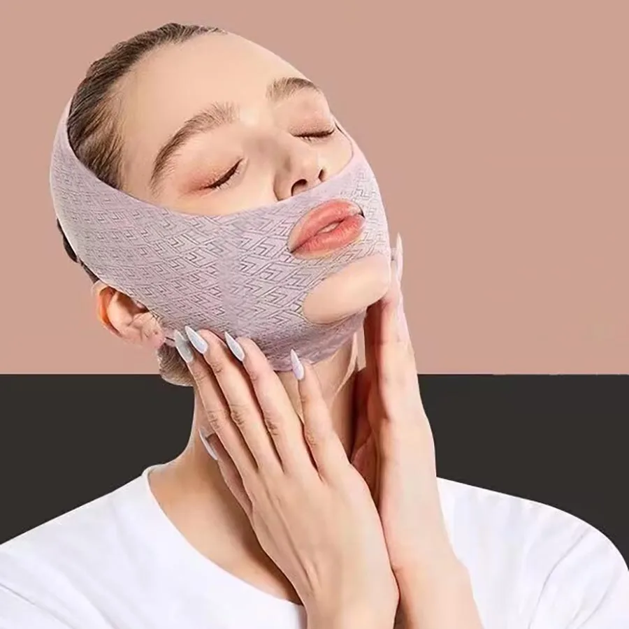 Face Bandage Adjustable V Lift Up Belt Sculpting Sleeping Mask Reduce Double Chin Face Facial Face Lifting Tapes Skin Care Tool
