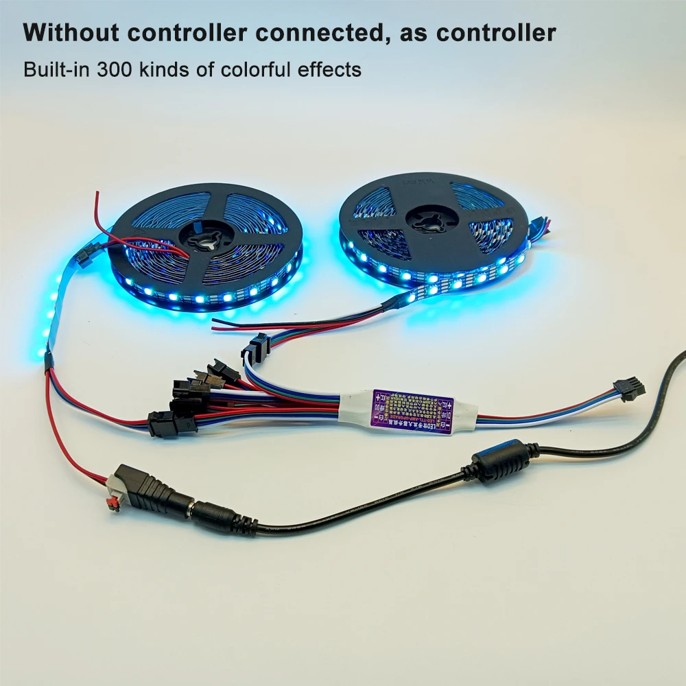 1 bis 4/8 LED TTL Signalverstärker Mini Repeater Schalter Synchronsteuerung Fließendes Wasser Lichtleiste Geeignet für WS2815 2812 – Detail 6