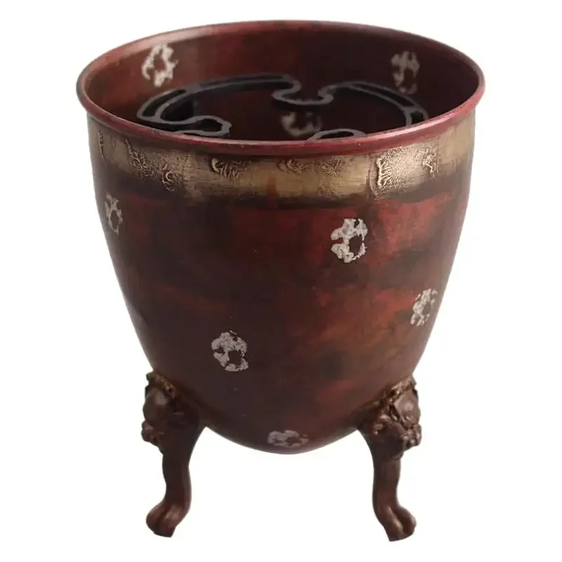 

Copper stove Song style copper double-sided stove Warm stove Warm brewing accessories