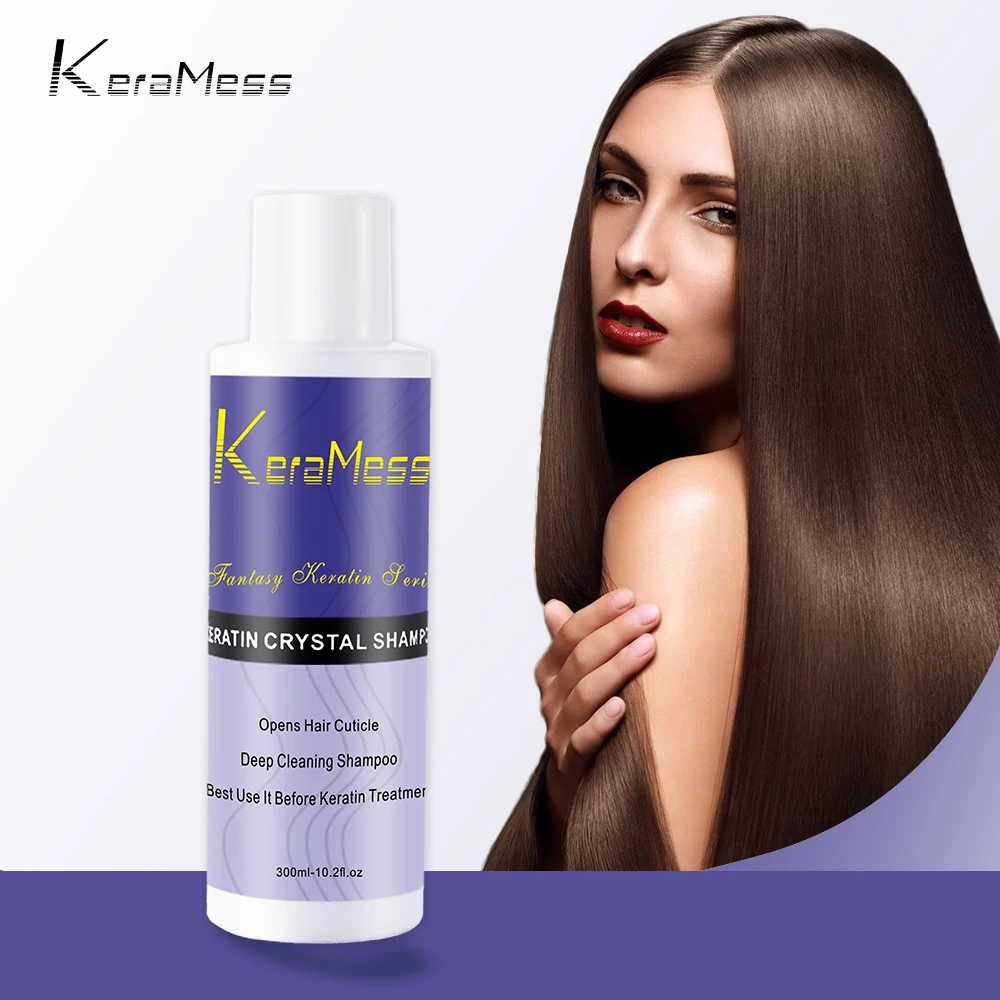 KeraMess Botox Capillary Crystal Sulfate Free Shampoo Hair Cream Repair Straightening Moisturizing For Hair Deep Cleaning