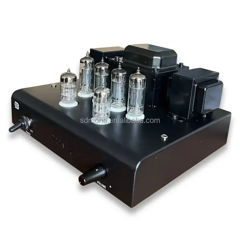 

Newly Uprgraded M210 Bluetooth Vacuum Tube Amplifier Power Amplifier for Audiophile Push-Pull Vocal Translucent Home Audio Use