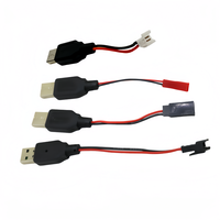 3.7V lithium battery USB charger charging cable USB to JST SM Futaba XH-3P RC remote control aircraft X5C X320 charger